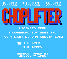 Choplifter (J) (V1.1) [!]-video